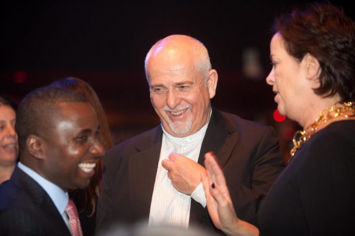 Bukeni Waruzi, Peter Gabriel and Brown Johnson