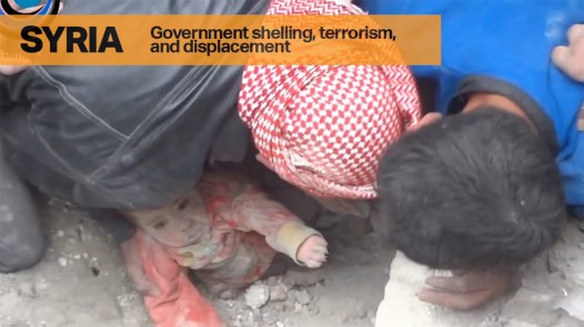 Government Shelling, Terrorism and Displacement in Syria