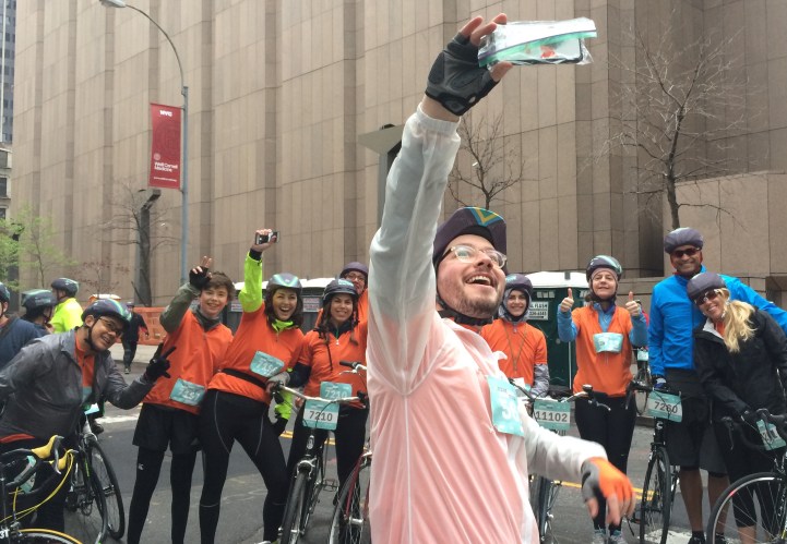 Matt Hamilton leads Team WITNESS in a selfie.